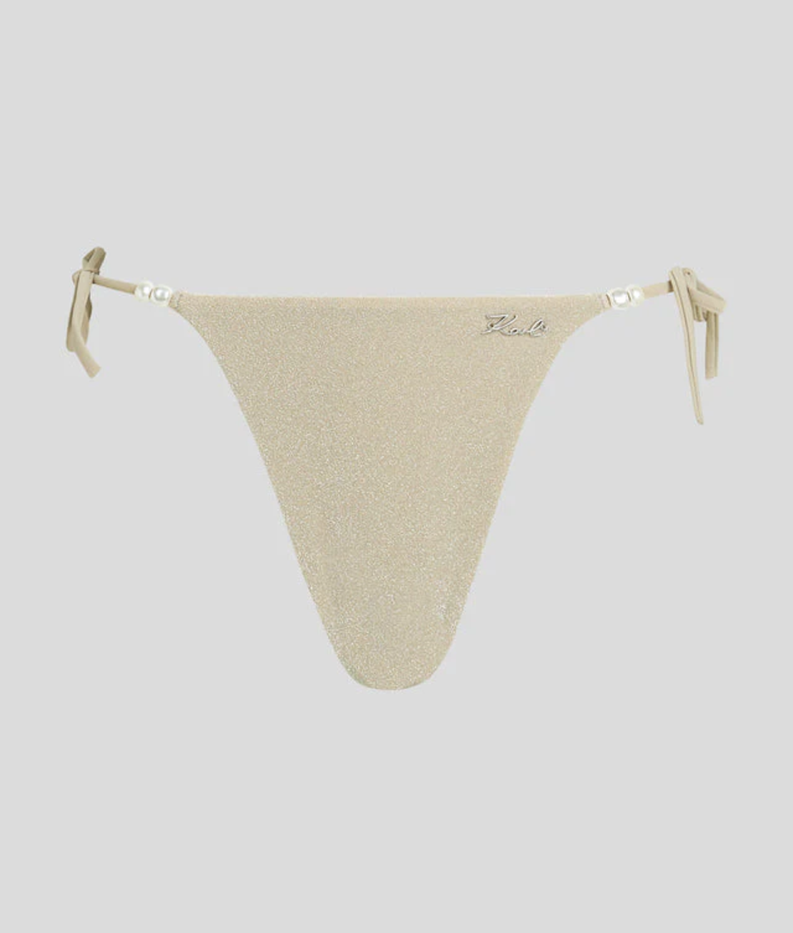 Karl Lagerfeld Karl Pearl Cheeky Tanga • M