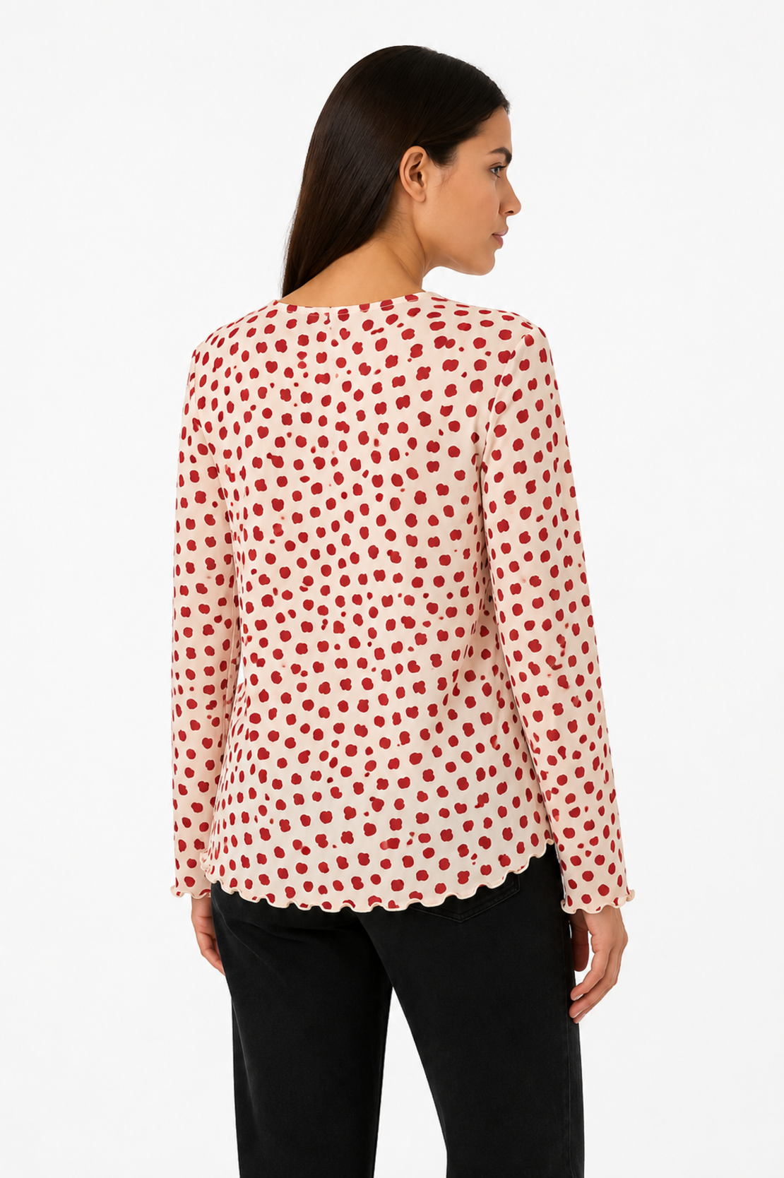 Vero Moda блуза със сърца • M