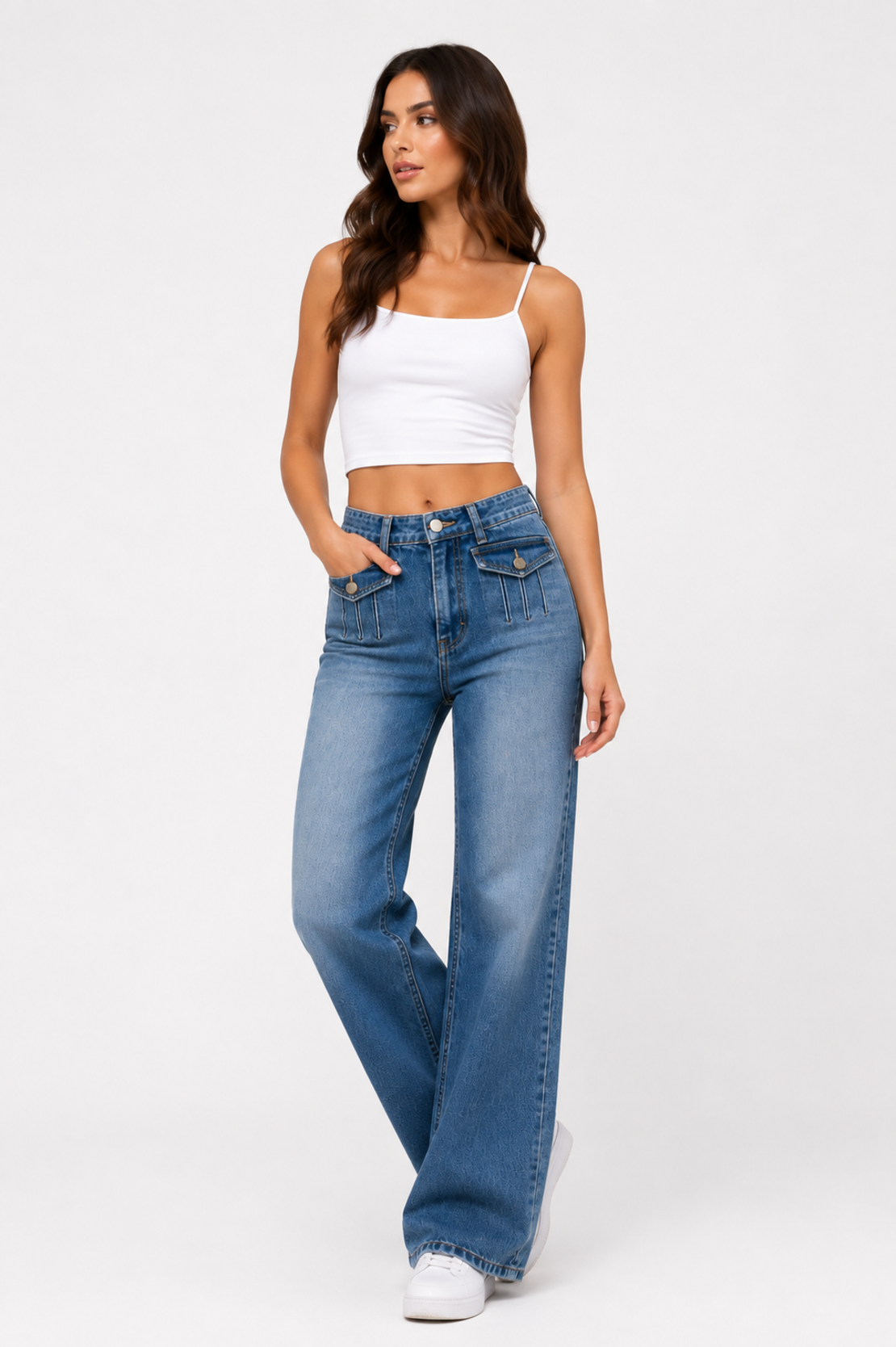 Vero Moda широки дънки  • W28