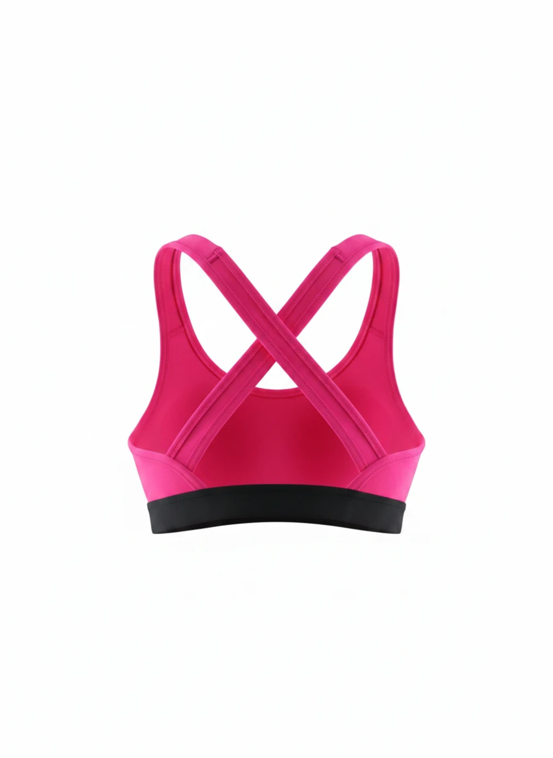 Nike Pink Cross Back Sports Top • XL