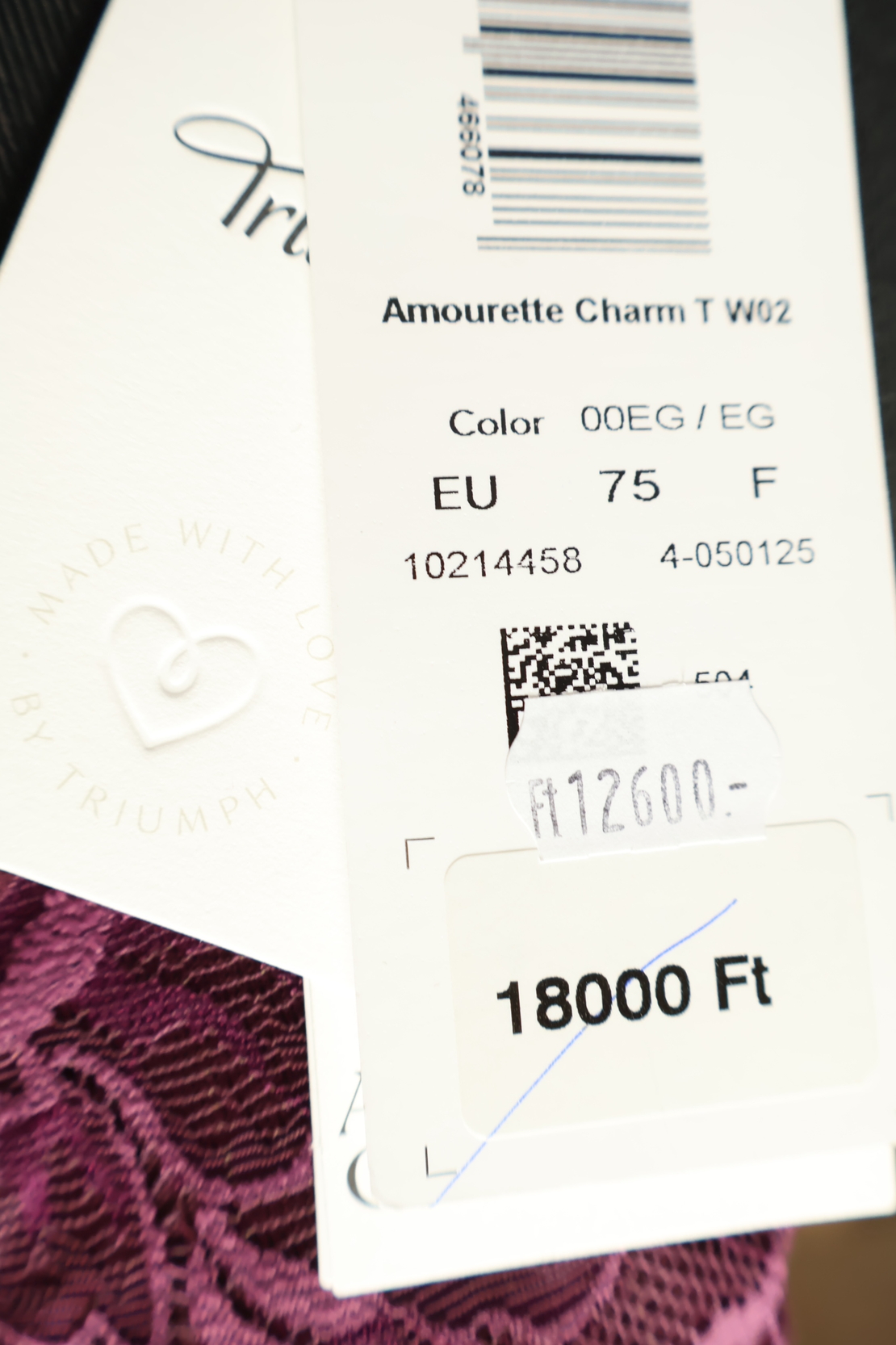Triumph Amourette Charm • 75F