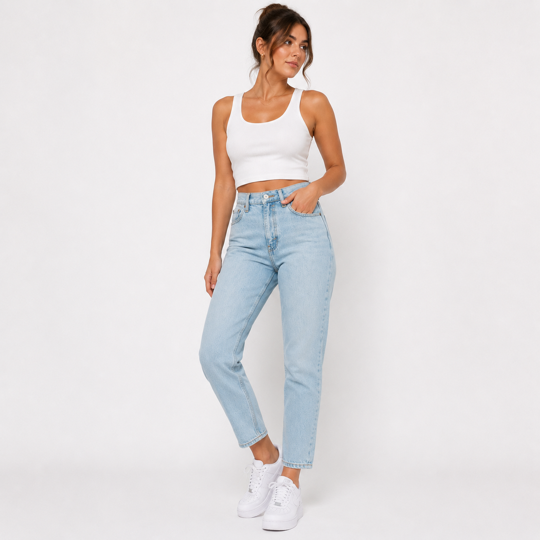 Levi’s Premium 80s Mom Jeans светлосини дамски дънки - W25/30