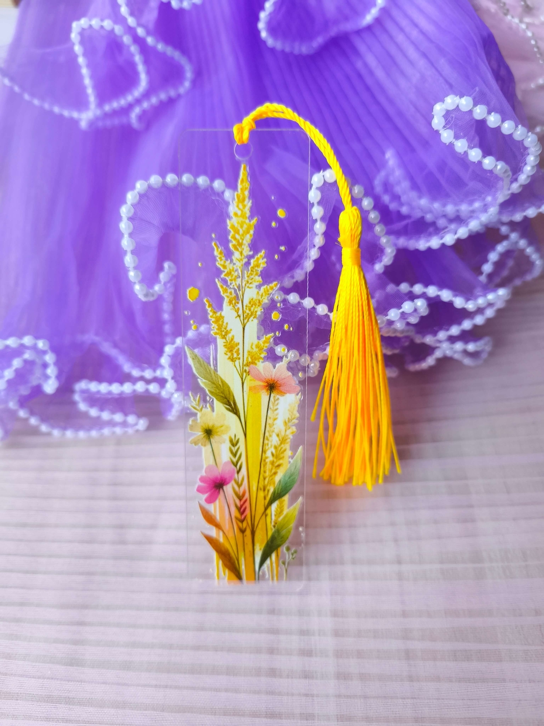 Акрилен книгоразделител -Wildflower 05