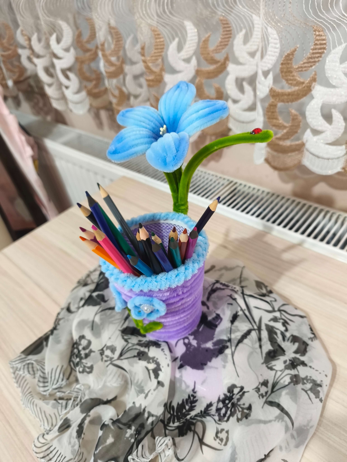 Моливник Lily Garden -PUR-BLU