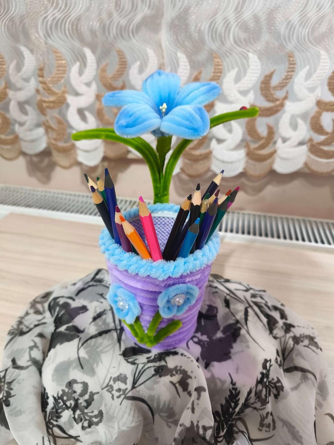Моливник Lily Garden -PUR-BLU