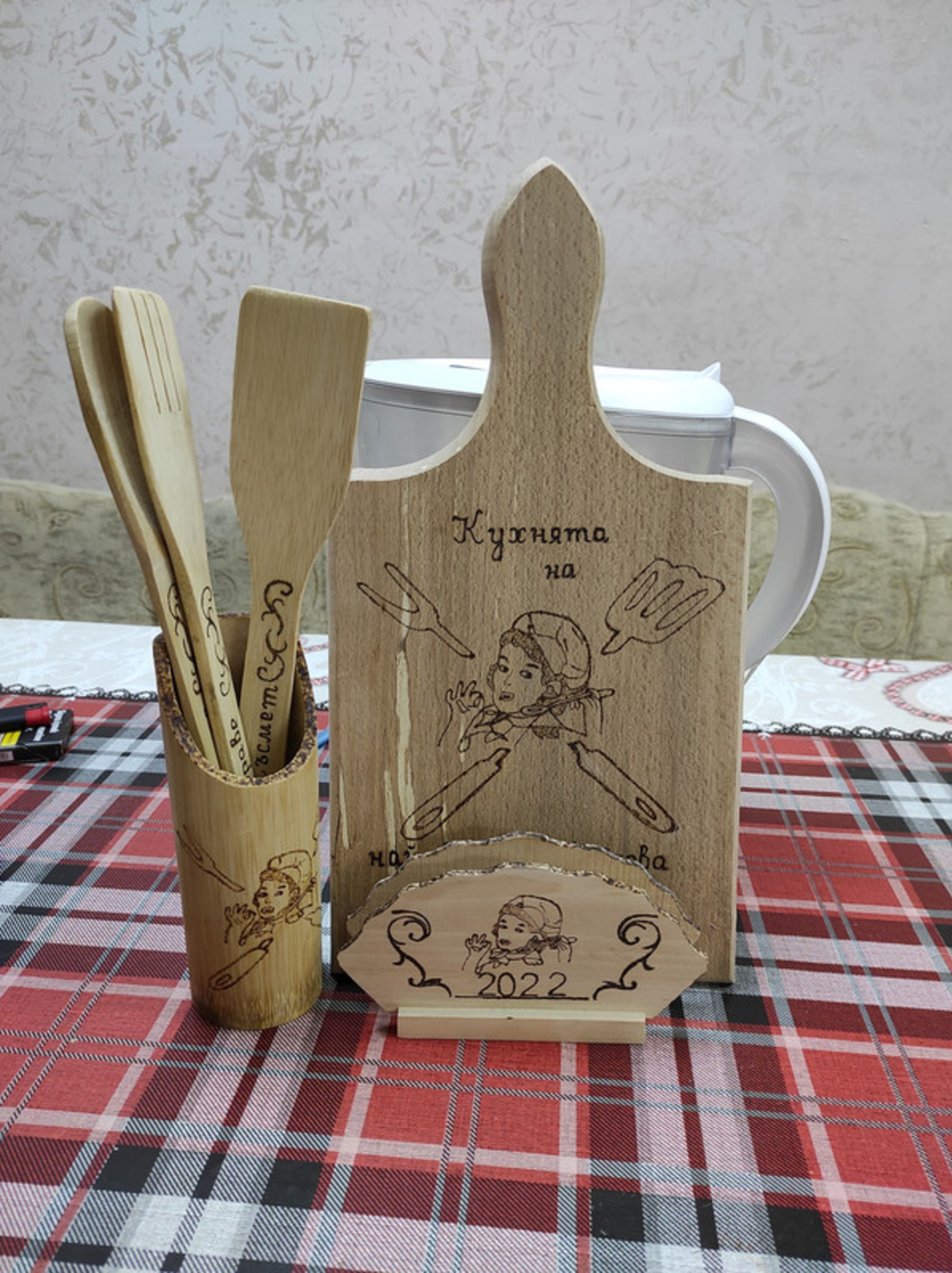 Гравирана дъска с пожелание-23