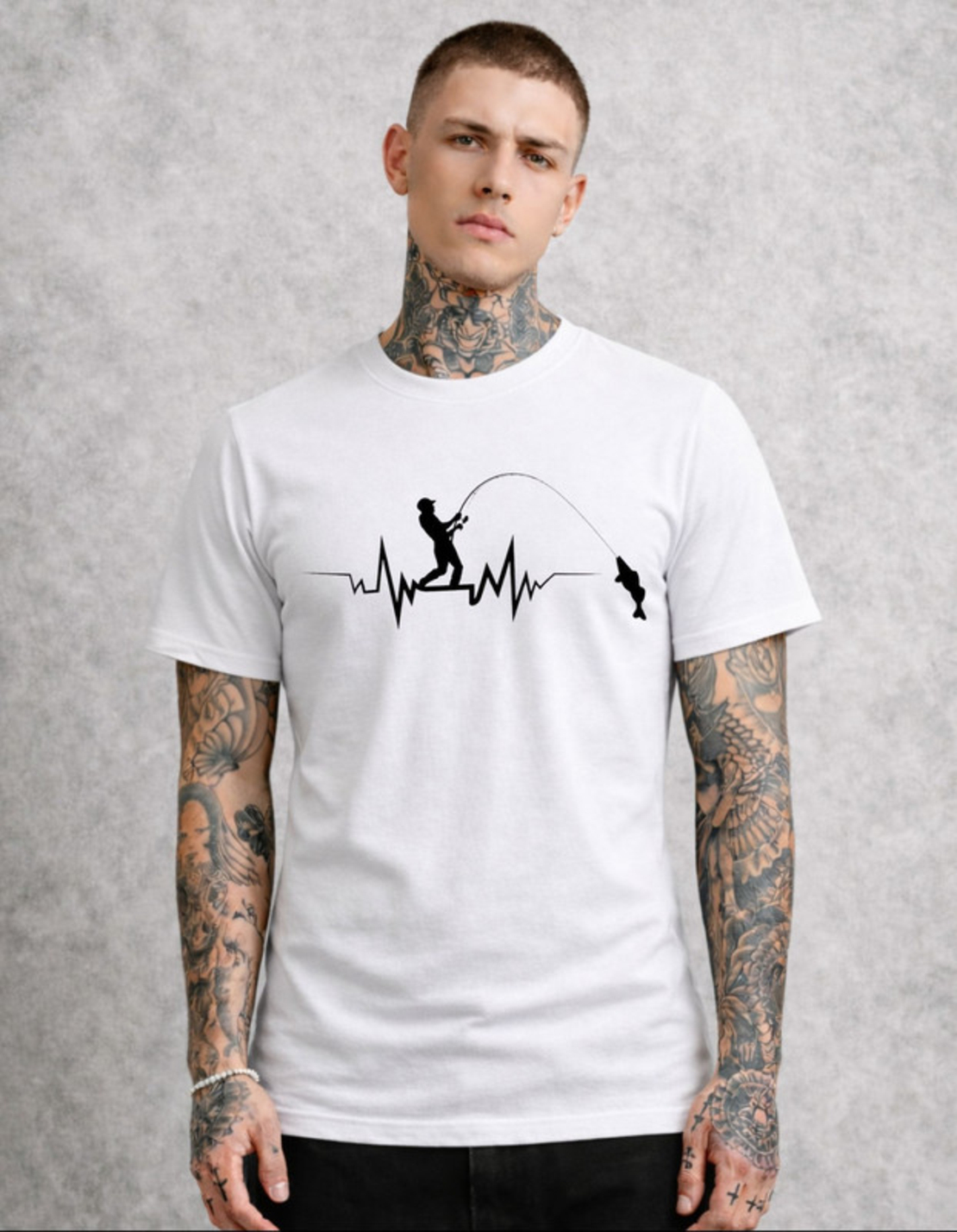 Тениска с динамичен визуален ефект