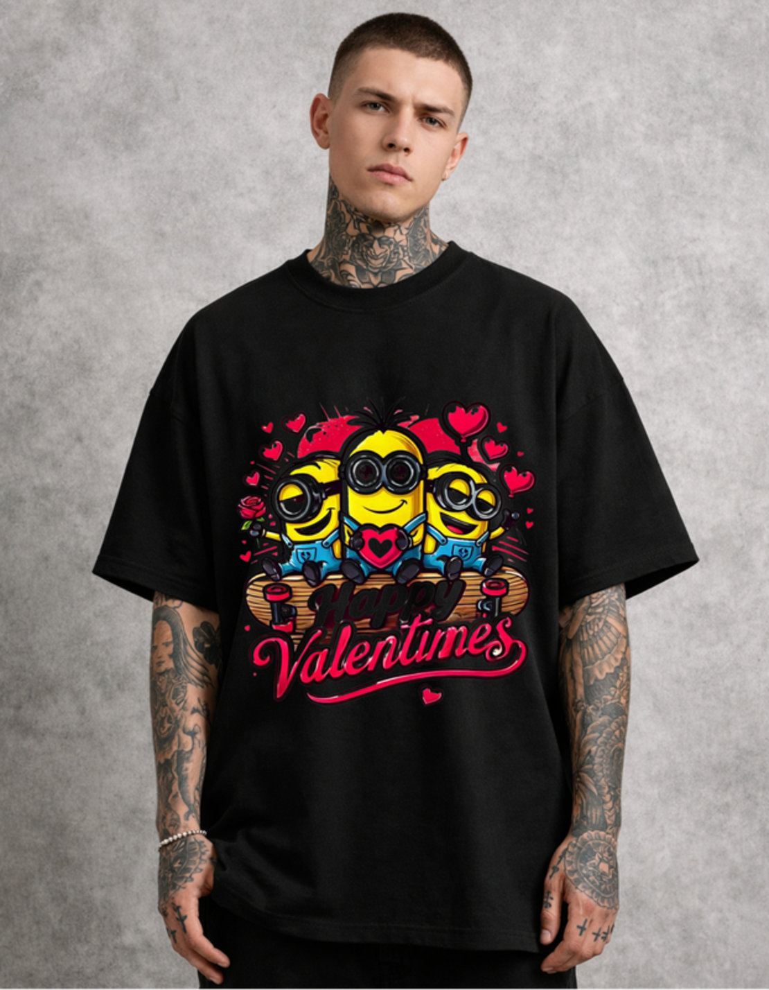 Oversized - Тениска с графично ядро