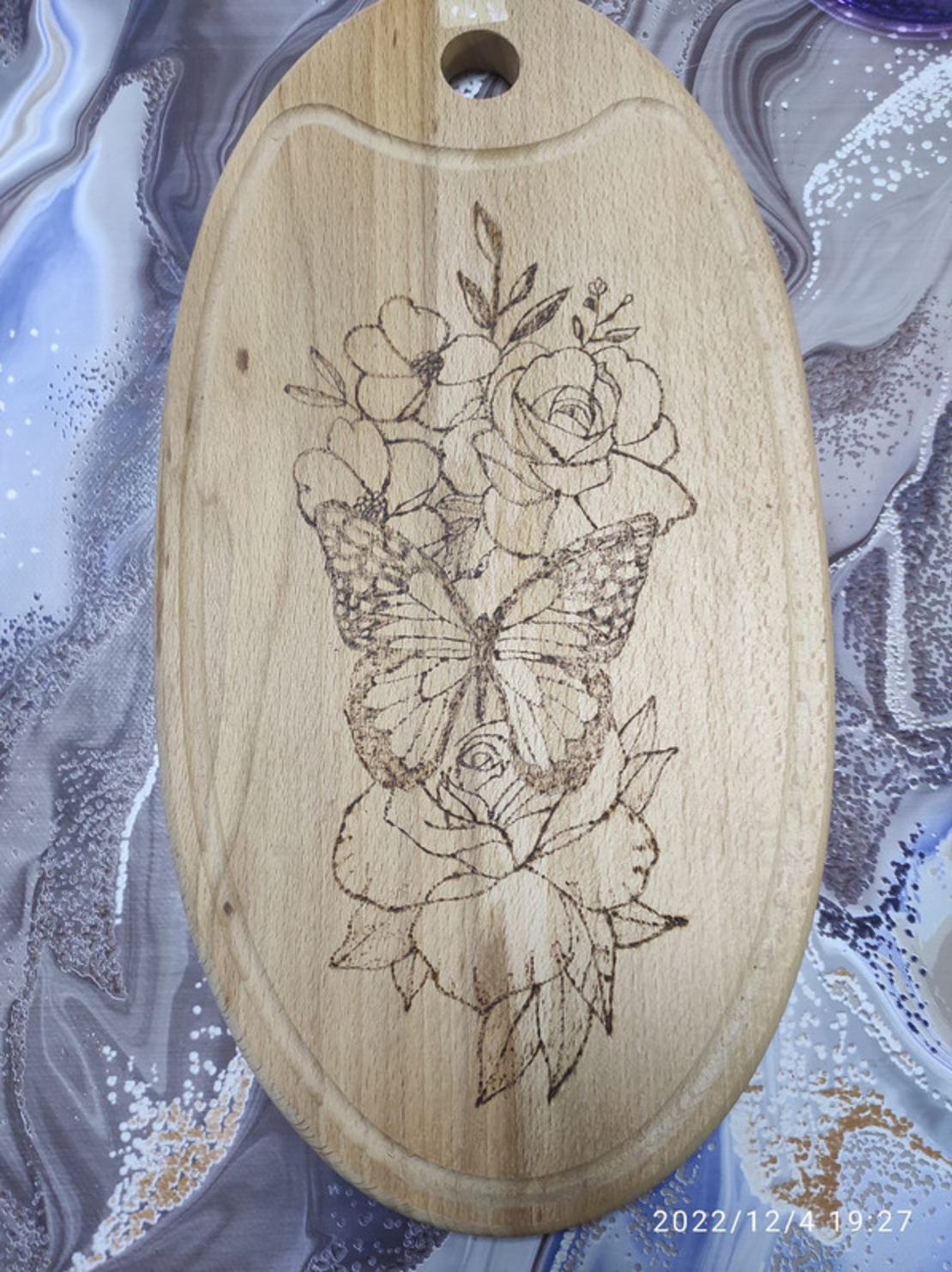 Гравирана дъска с пожелание-61