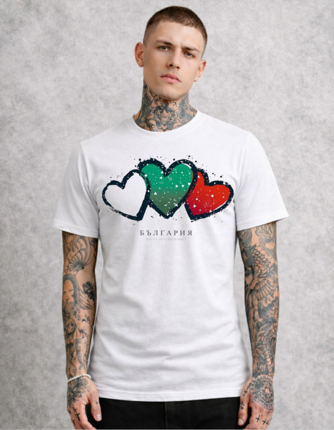 Тениска с индивидуална визуална идея