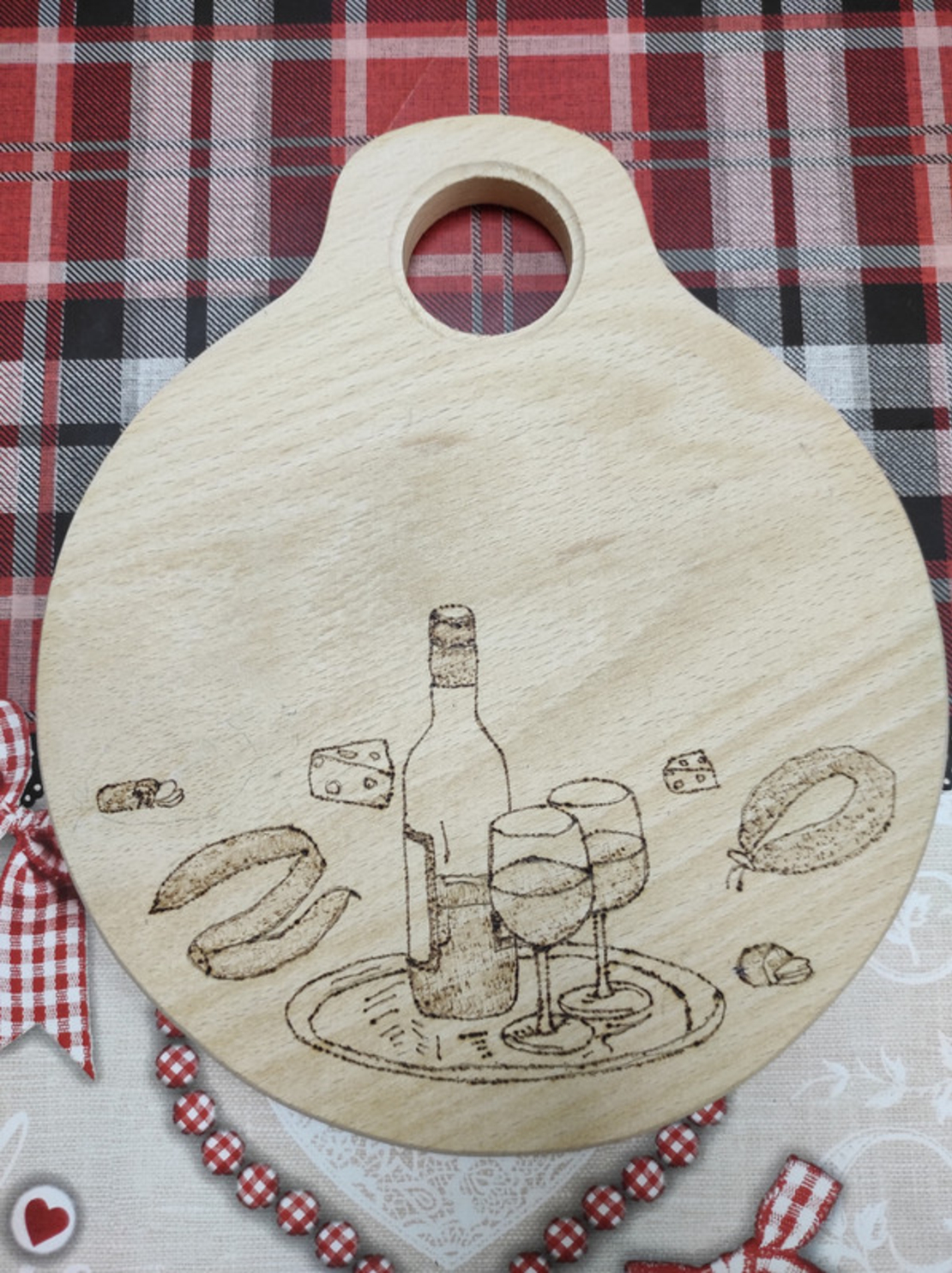 Гравирана дъска с пожелание-8