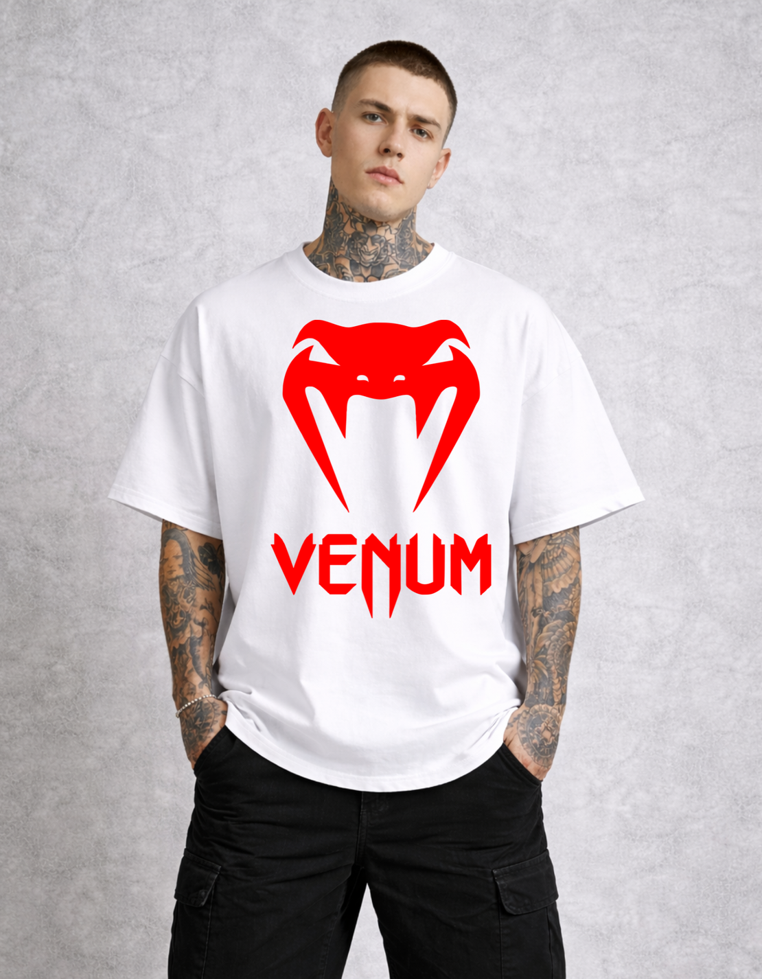 Oversized - Тениска със Venum