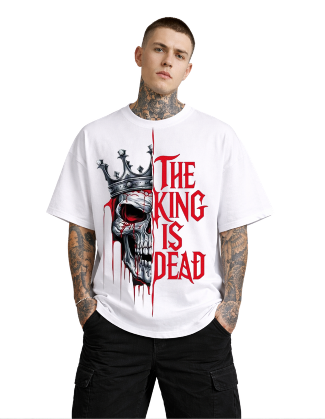 Oversized - Тениска със символна форма