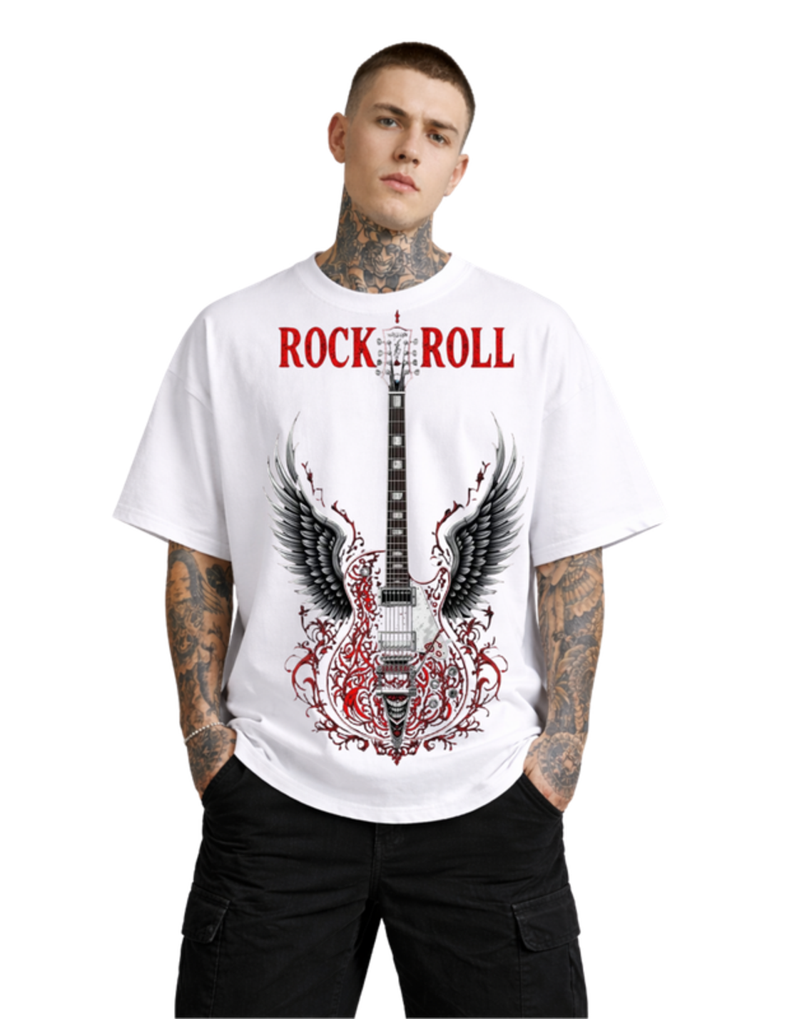 Oversized - Тениска Rock and Roll