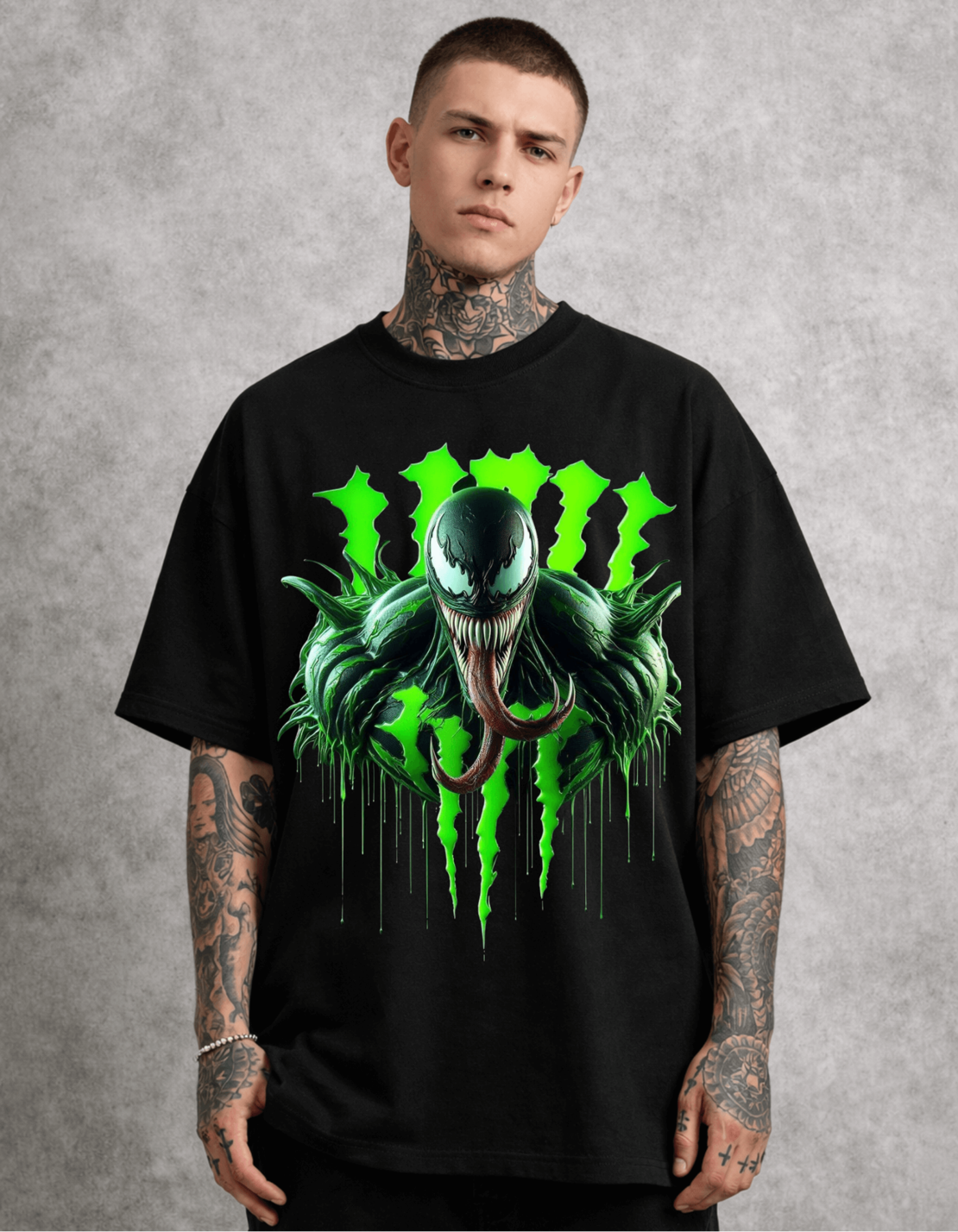 Oversized - Тениска с Venom Energy – Dark Fusion