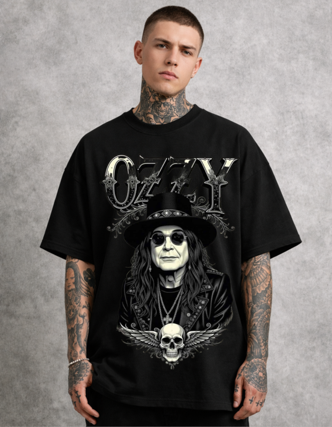 Oversized - Тениска с визуална идентичност