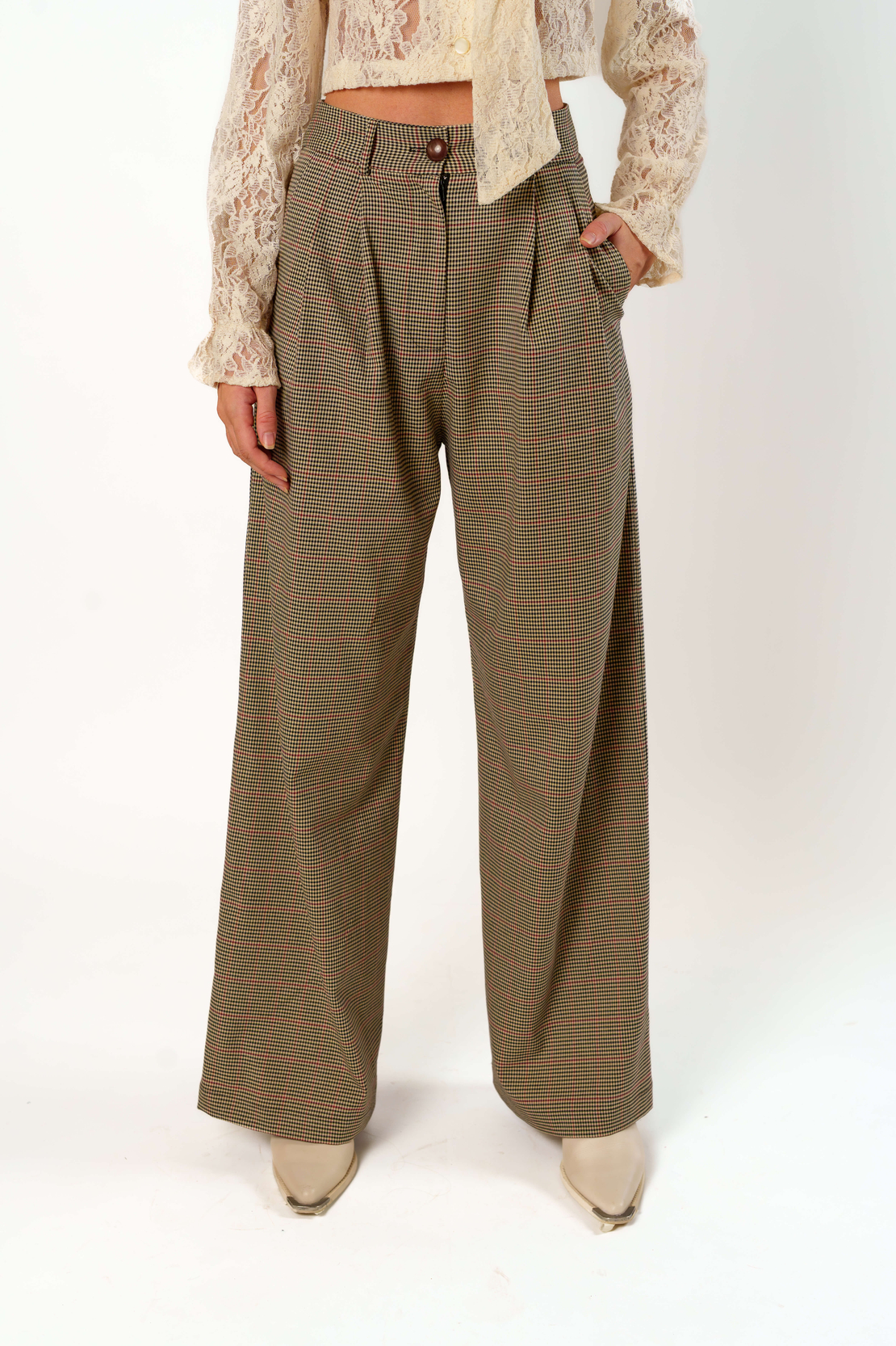 Viviene grid pants
