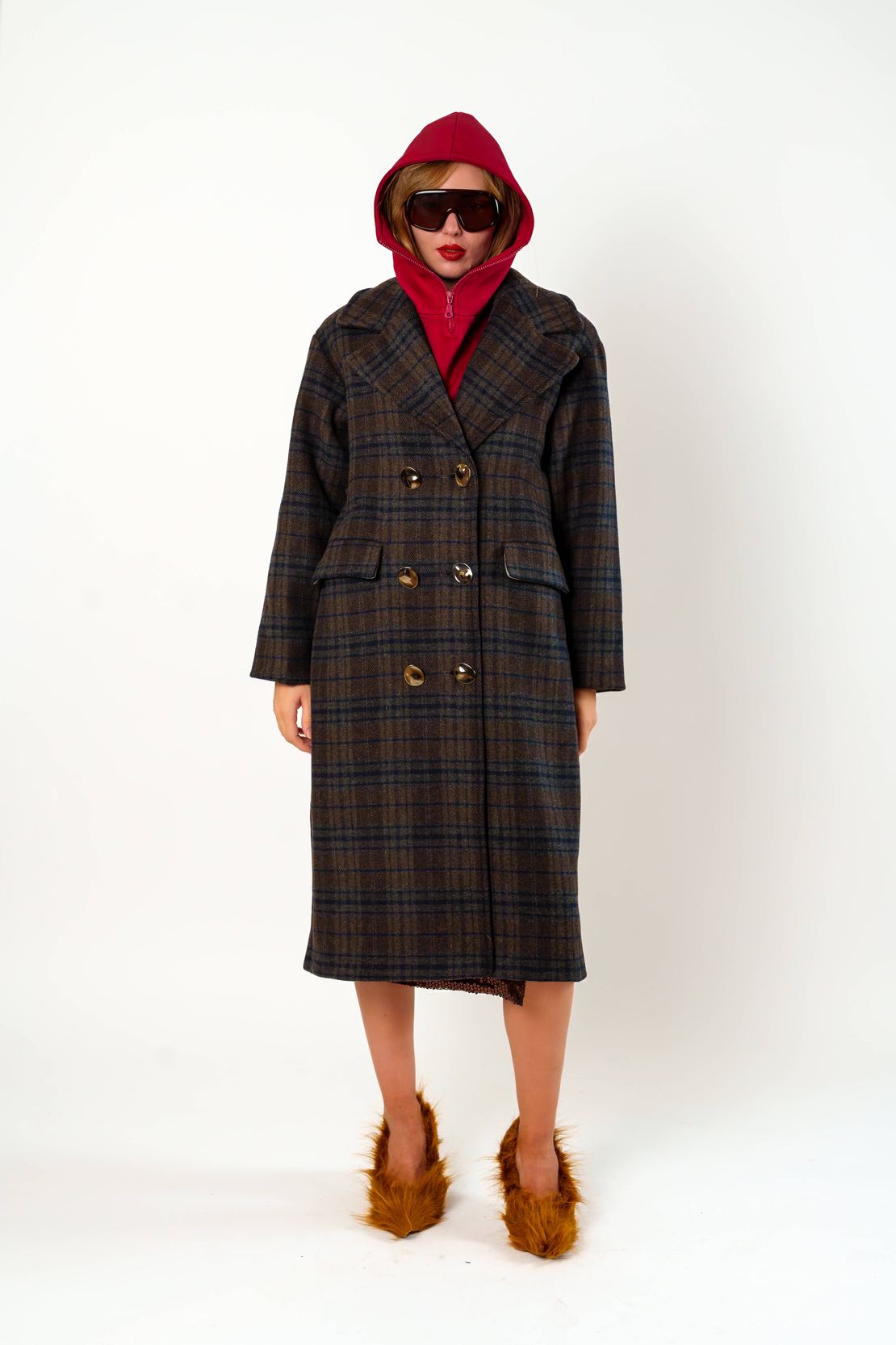 Палто Grace check