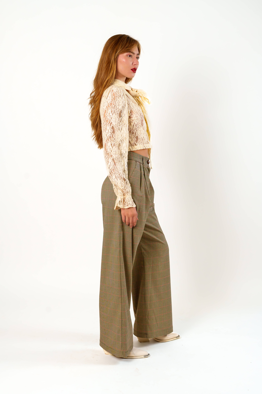 Viviene grid pants