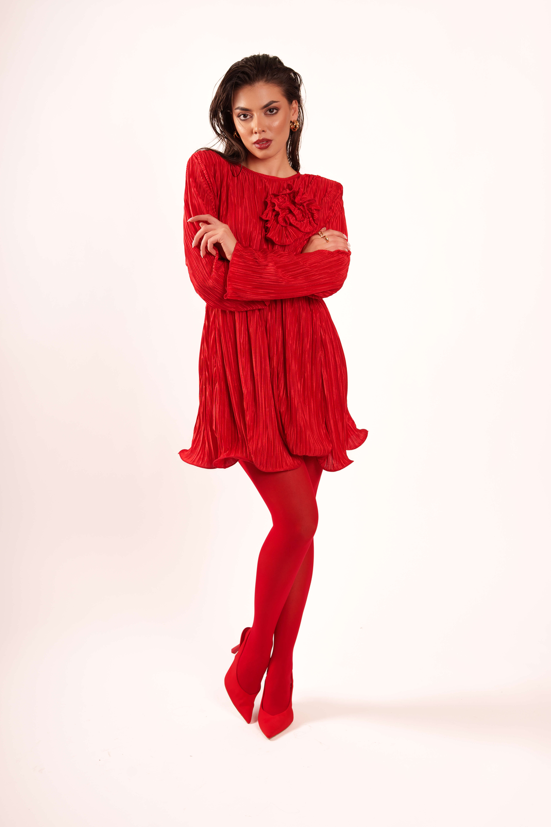 Рокля Rosaline - red