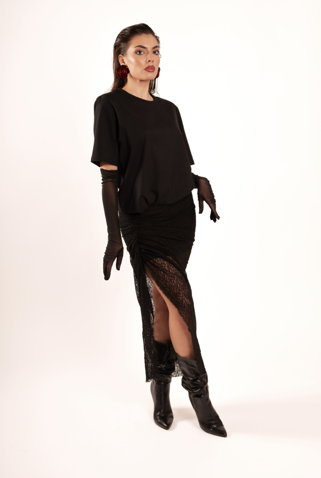T-shirt Wings - black