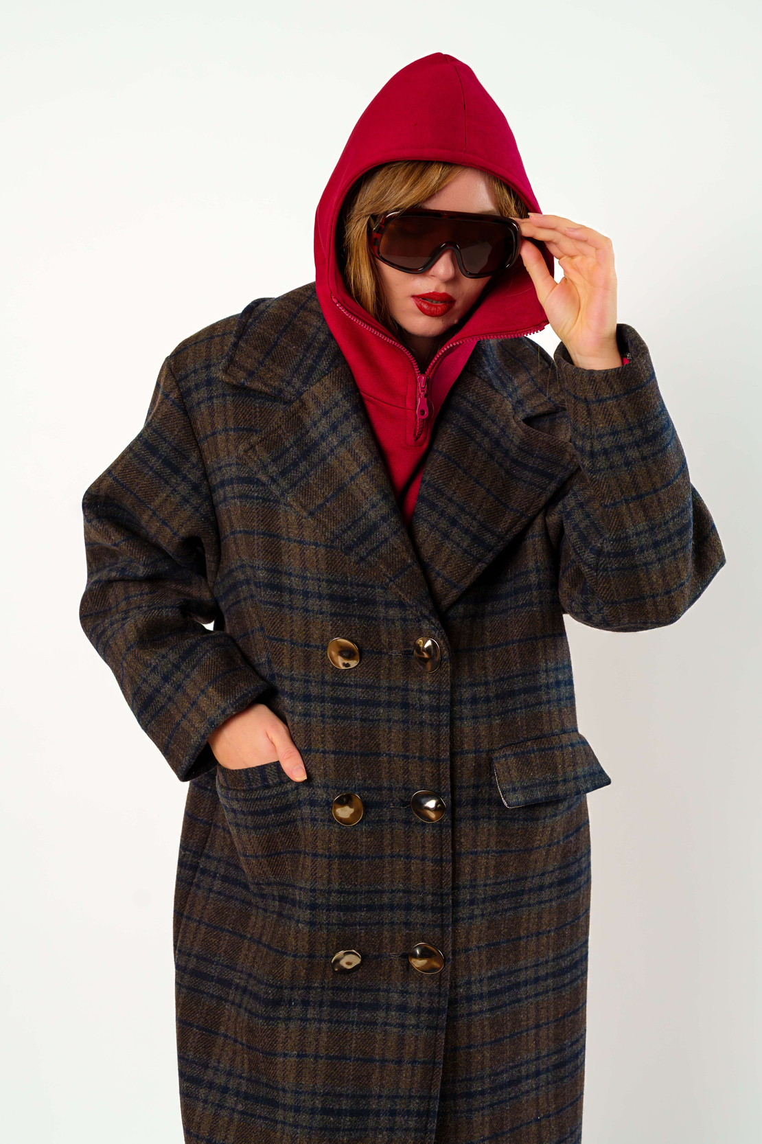 Палто Grace check