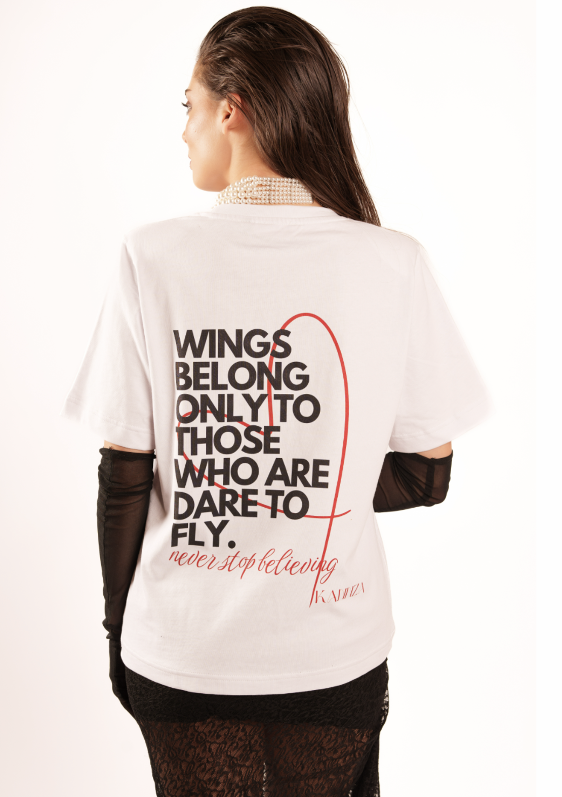 T-shirt Wings - white