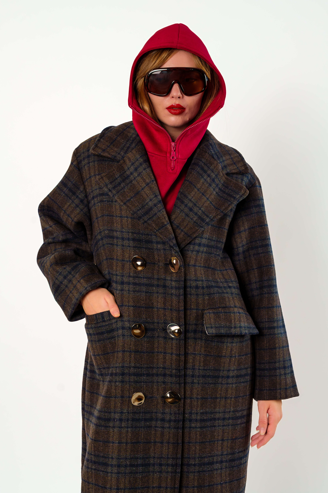 Палто Grace check