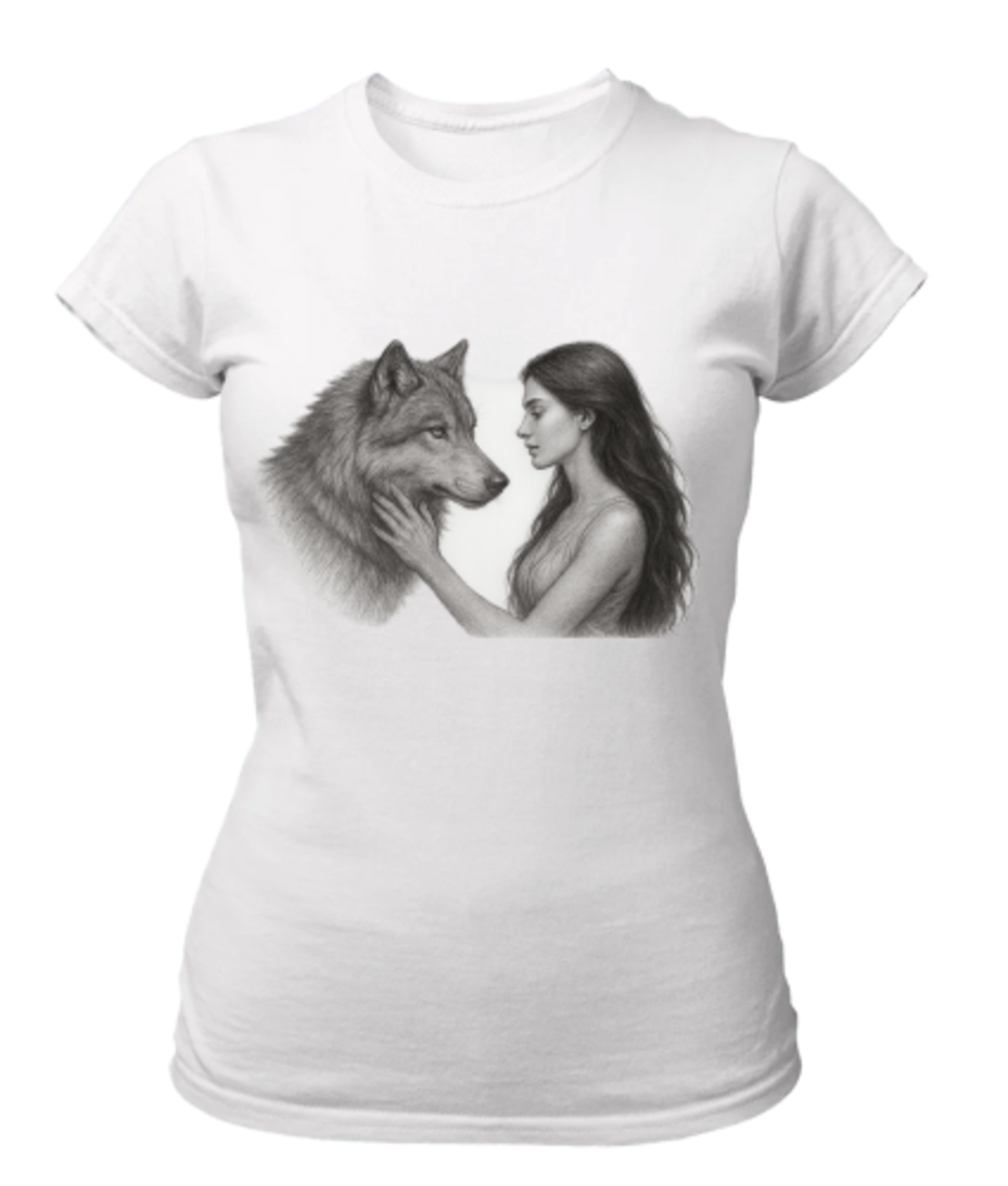 Тениска Момичето и вълкът!
