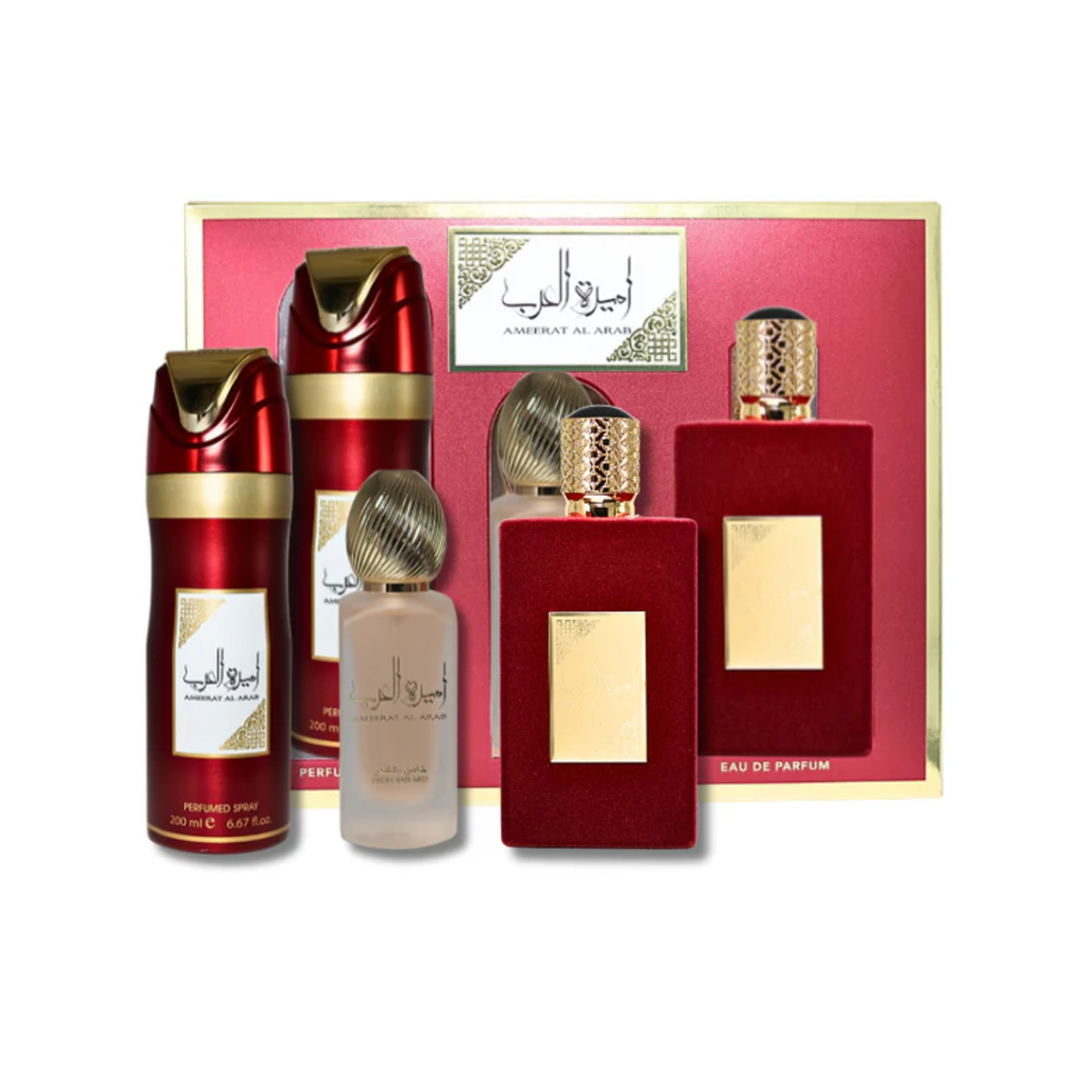 Asdaaf Ameerat Al Arab EDP 100 W + 50 Hair Mist + 200 P.S.