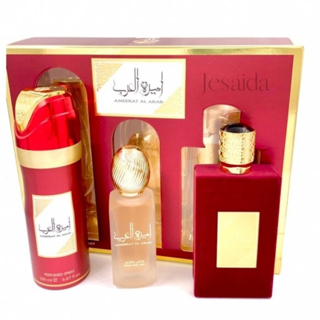 Asdaaf Ameerat Al Arab EDP 100 W + 50 Hair Mist + 200 P.S.