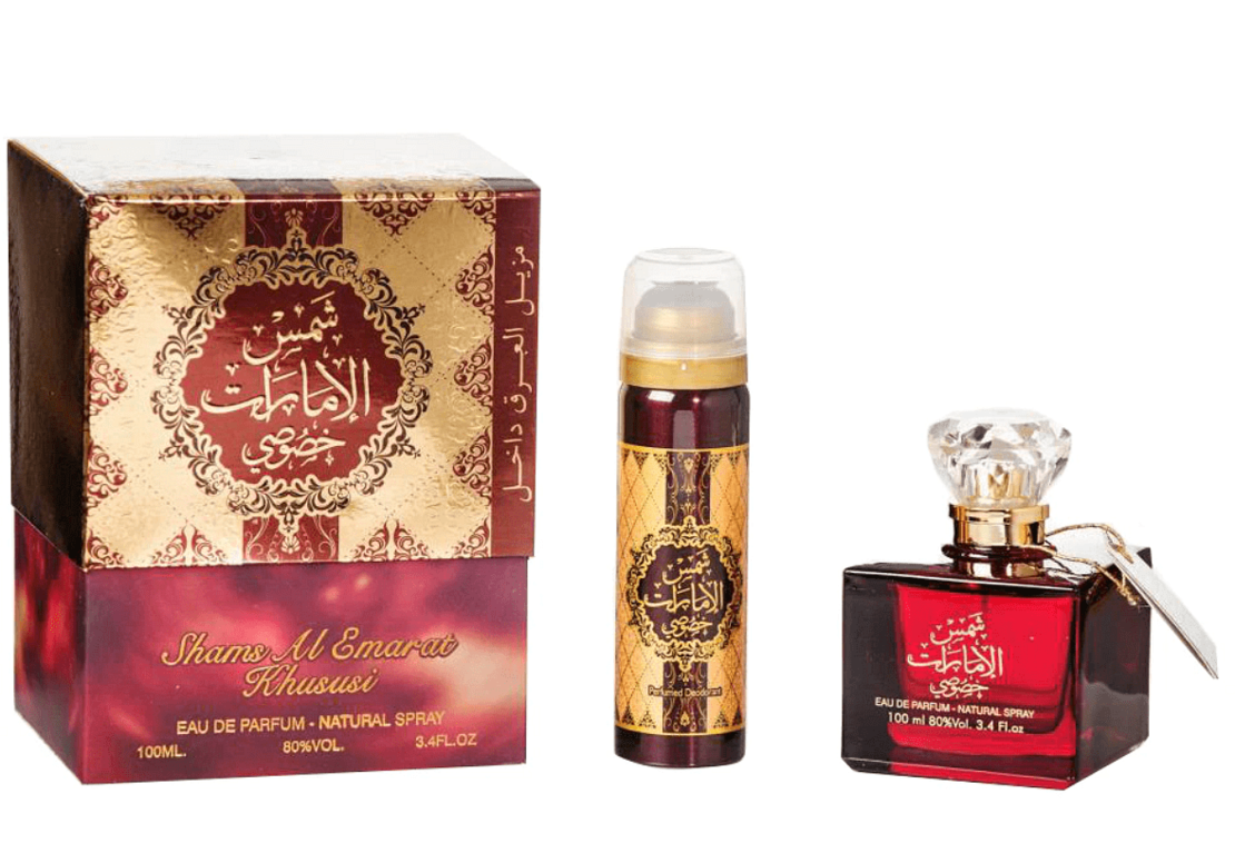 Ard Al Zaafaran Shams Al Emarat Khususi EDP 100+150 Deo