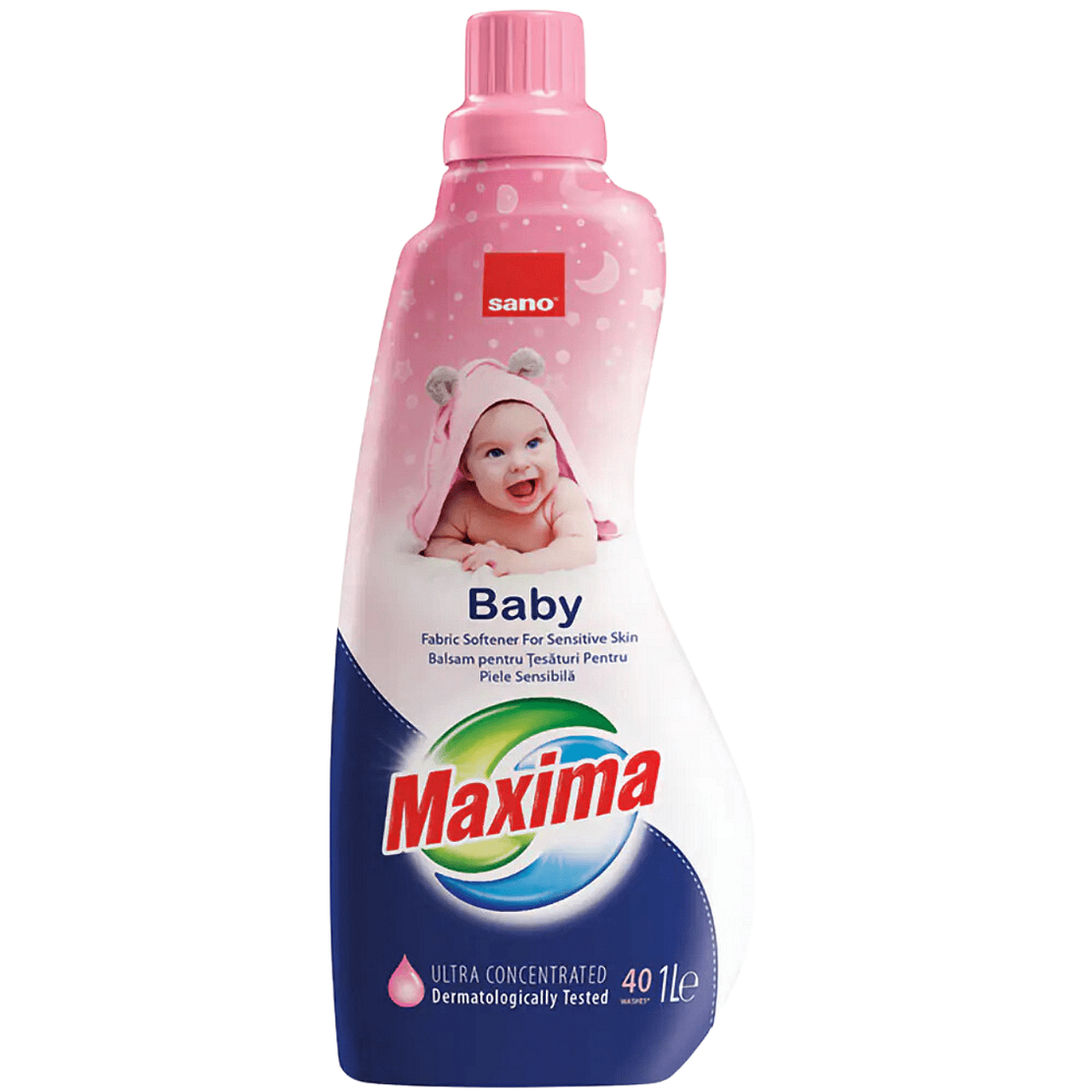 Sano Maxima Baby - омекотител, 1 литър, 40 пранета