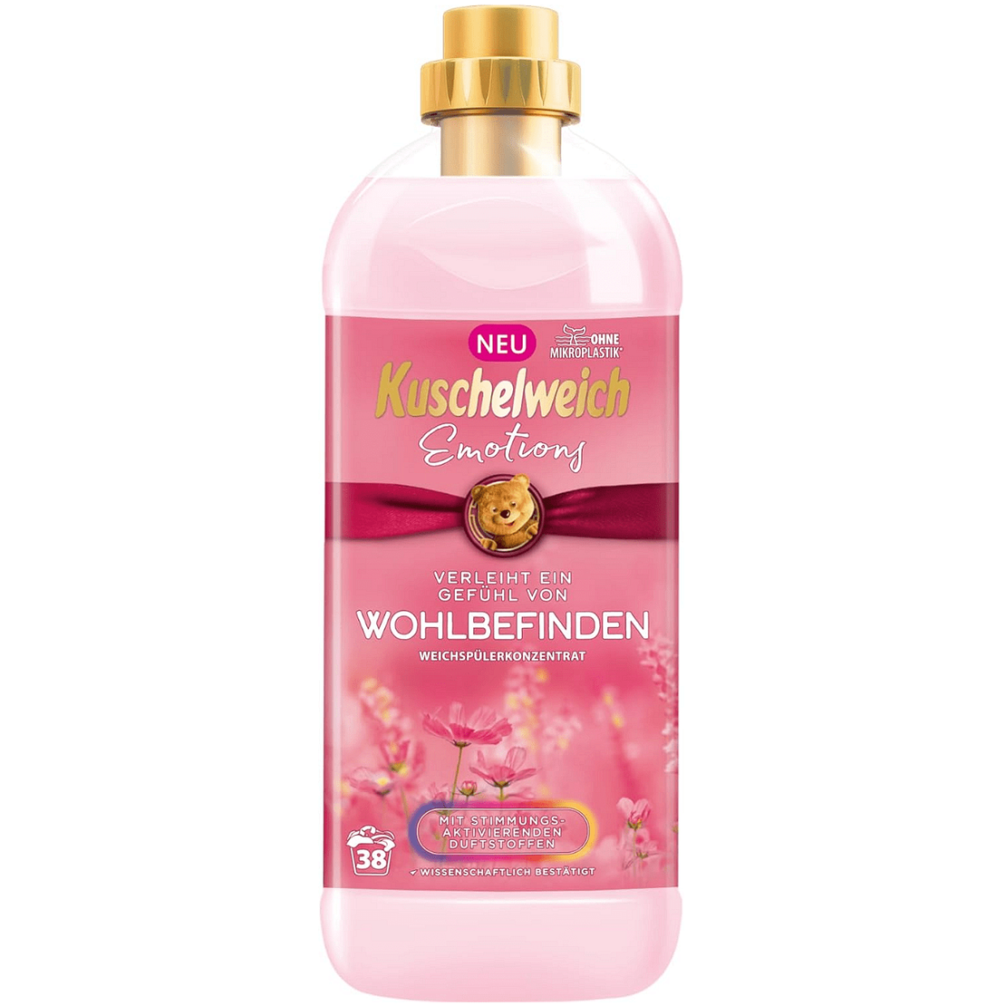 Kuschelweich Emotion Wohlbefinden - Омекотител, 1 литър, 38 п.