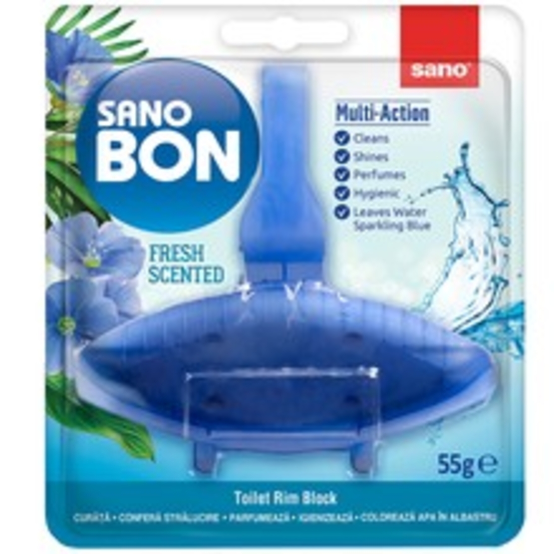 Sano Bono - WC блокче синя вода Fresh Scented