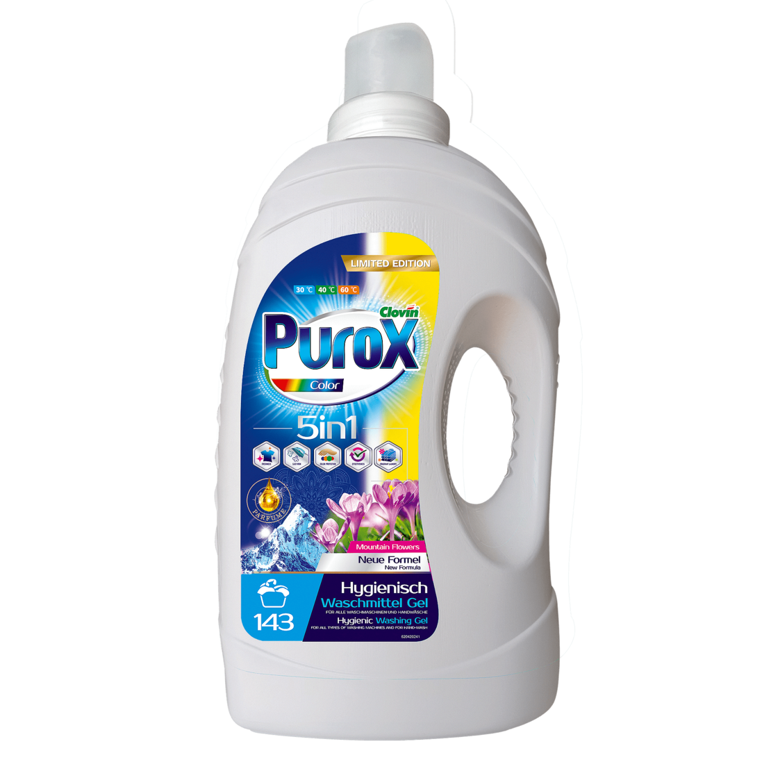 Purox Color - Течен гел за пране 4,3л/143пр.