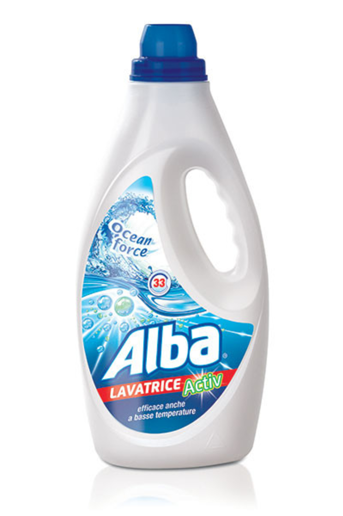 Alba Ocean - Течен прах за бели и цветни дрехи, 1850ml/33пр.