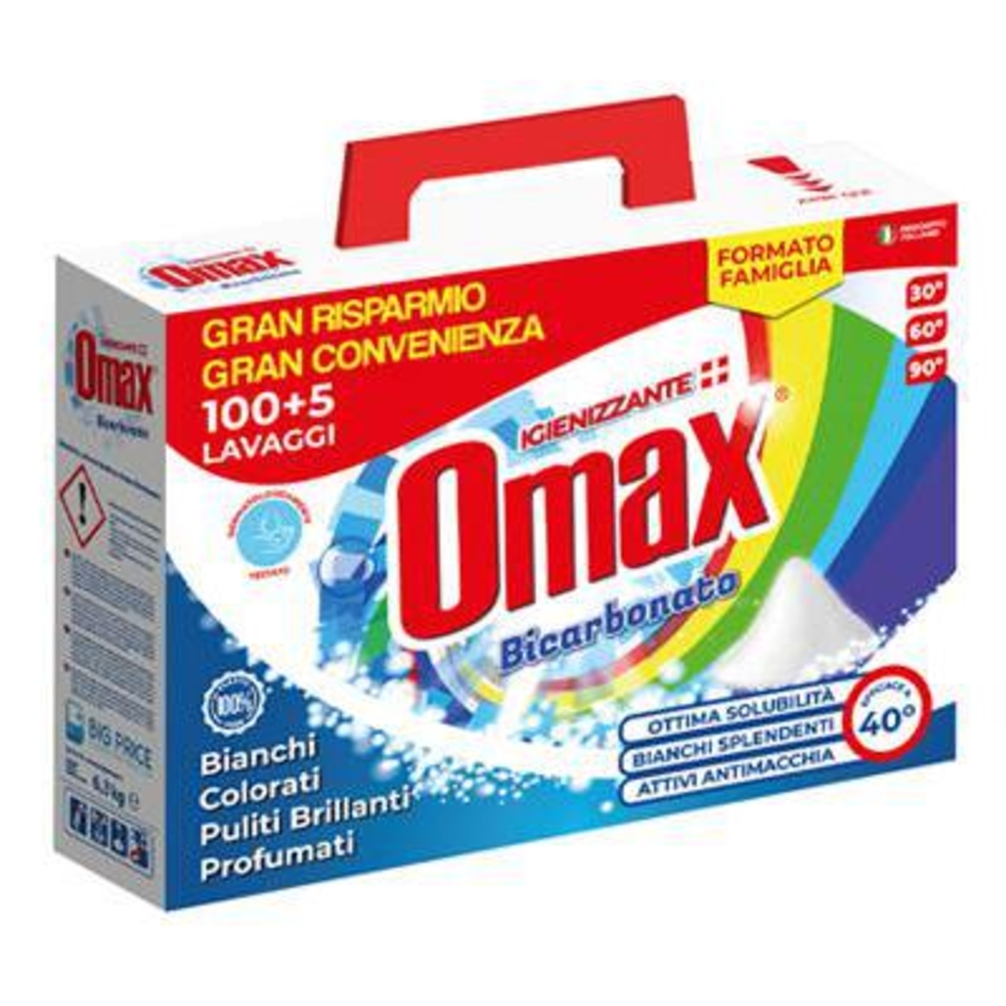 Omax Igenizante Bicarbonato прах за пране 105 пр