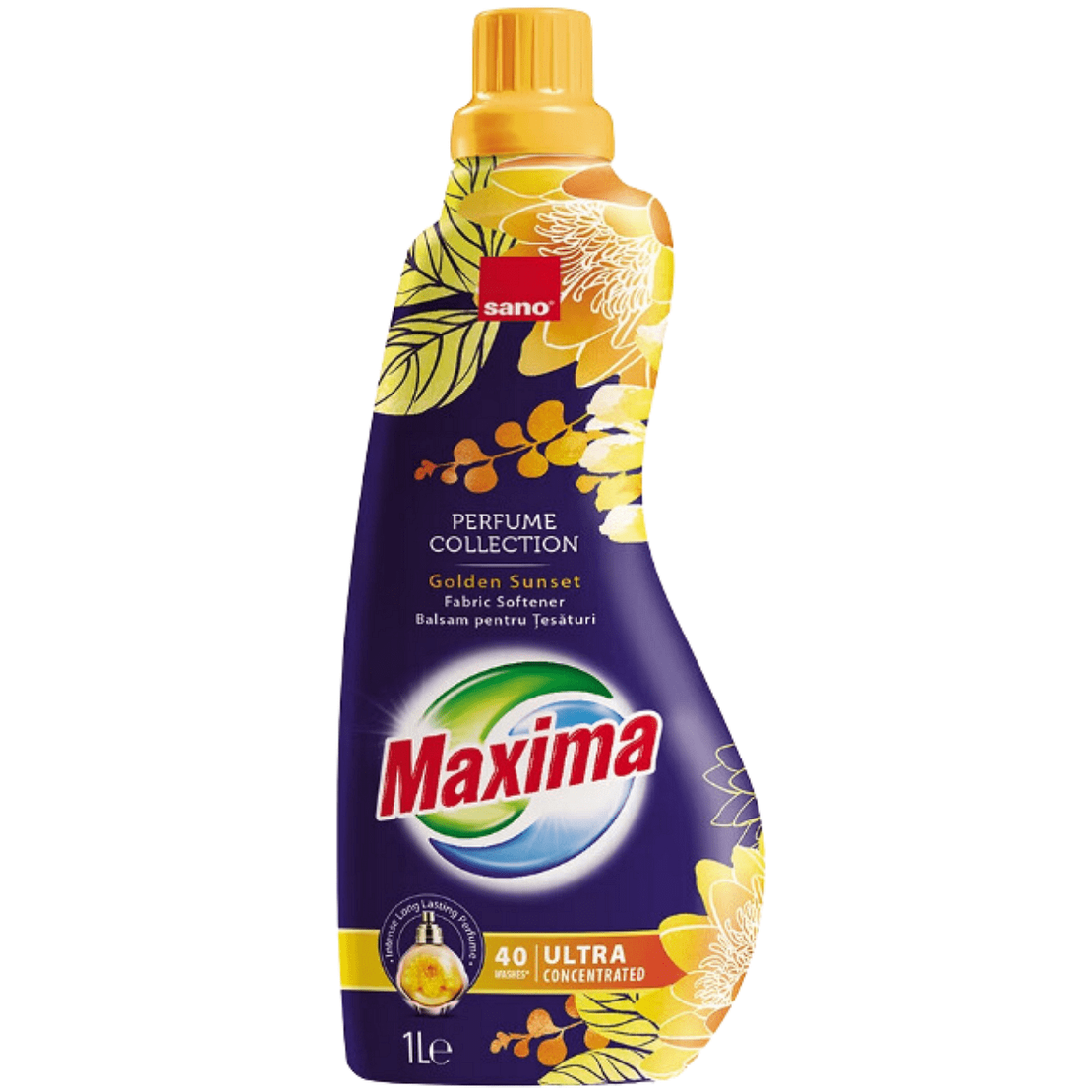 Sano Maxima Golden Sunset - омекотител, 1 литър, 40 пранета