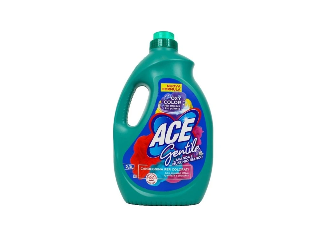 Ace Gentile Oxy Color - Белина за цветни дрехи с аромат на бял мускус и лавандула, 2,3л.