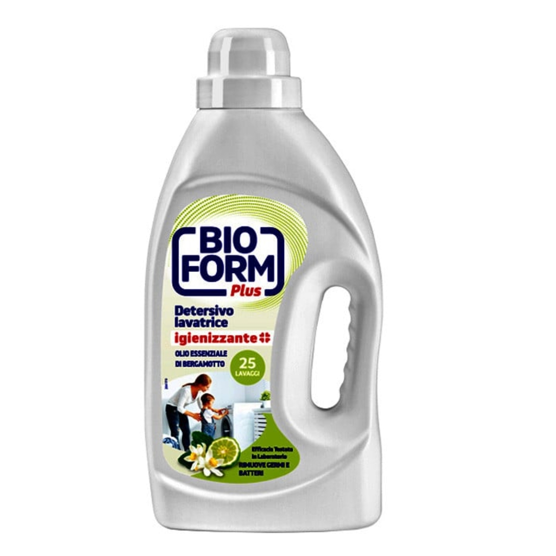 Bio Form  - Хигиенизиращ прах за пране на бели и  цветни дрехи, 1625ml/30пр