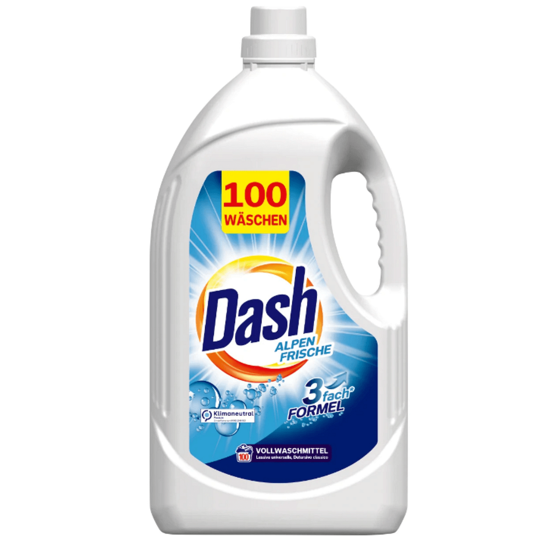 Dash Alpen Frische - Течен прах за пране , 5 л, 100 пранета