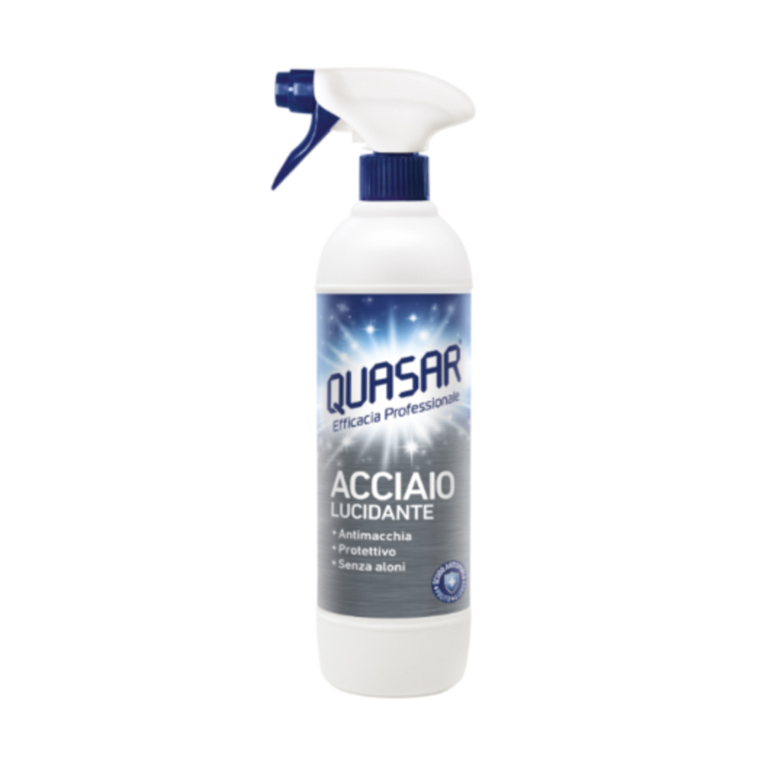 Quasar Acciaio - Препарат за почиставне на инокс, метали и неръждаема стомана, 580мл