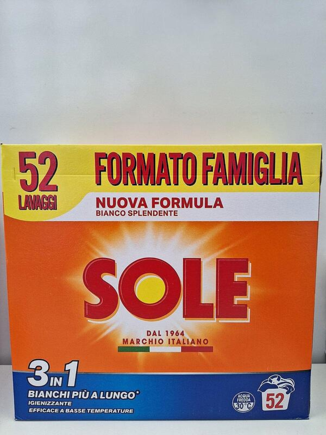 Sole 3in1 Bianchi pio a lungo Прах за пране 2.6кг 52пр.
