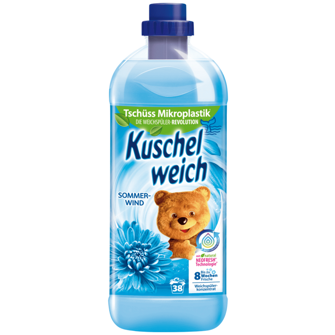 Kuschelweich Sommerwind - омекотител, 1 литър, 38 п.