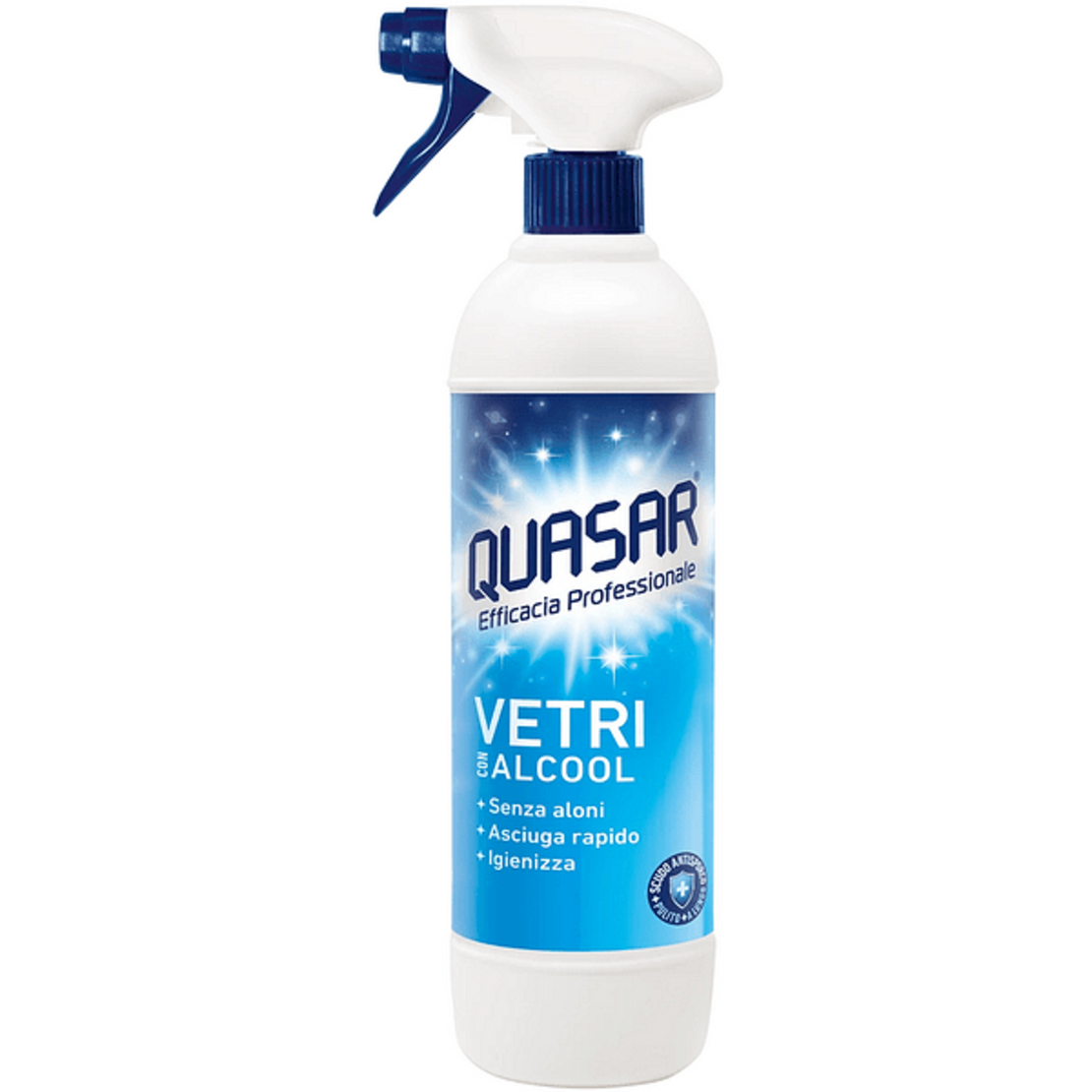 Quasar Vetri con Alcool - препарат за стъкло 580 мл