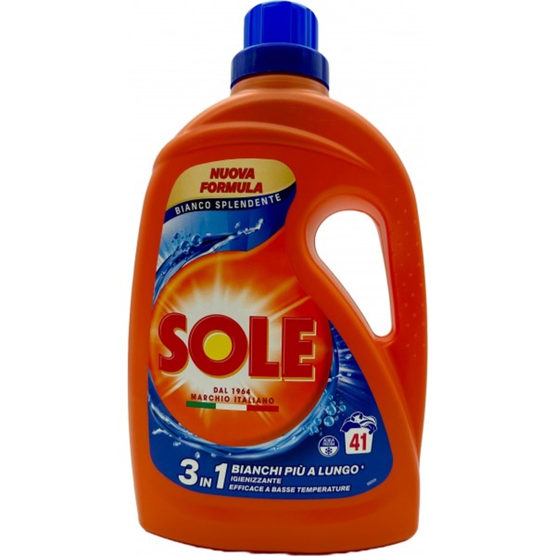 Sole - Течен Гел за пране на бели дрехи  1.845л/41п.