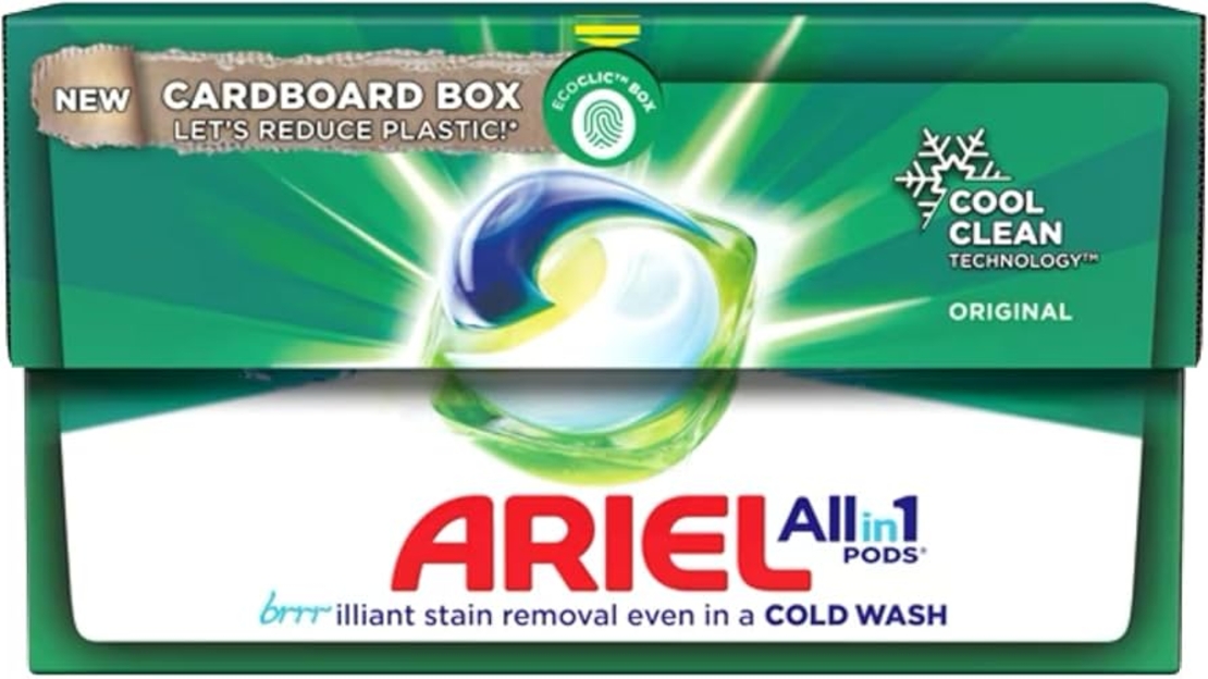 Ariel Cool Clean - Капсули за пране, 39 бр