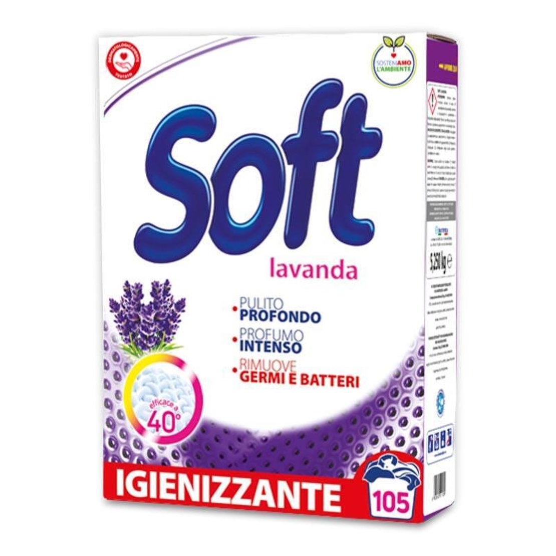 Прах за пране SOFT Lavanda 105 п.