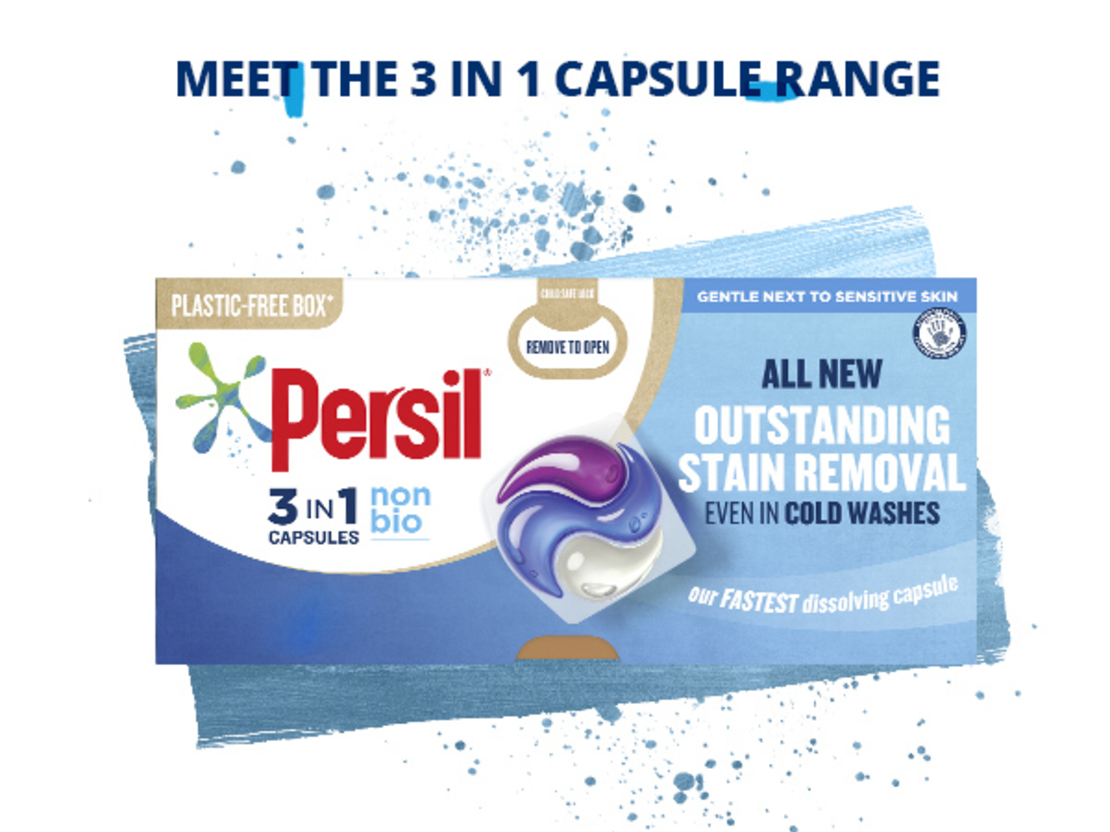 Persil - Капсули за пране на бели и цветни дрехи , 40 бр